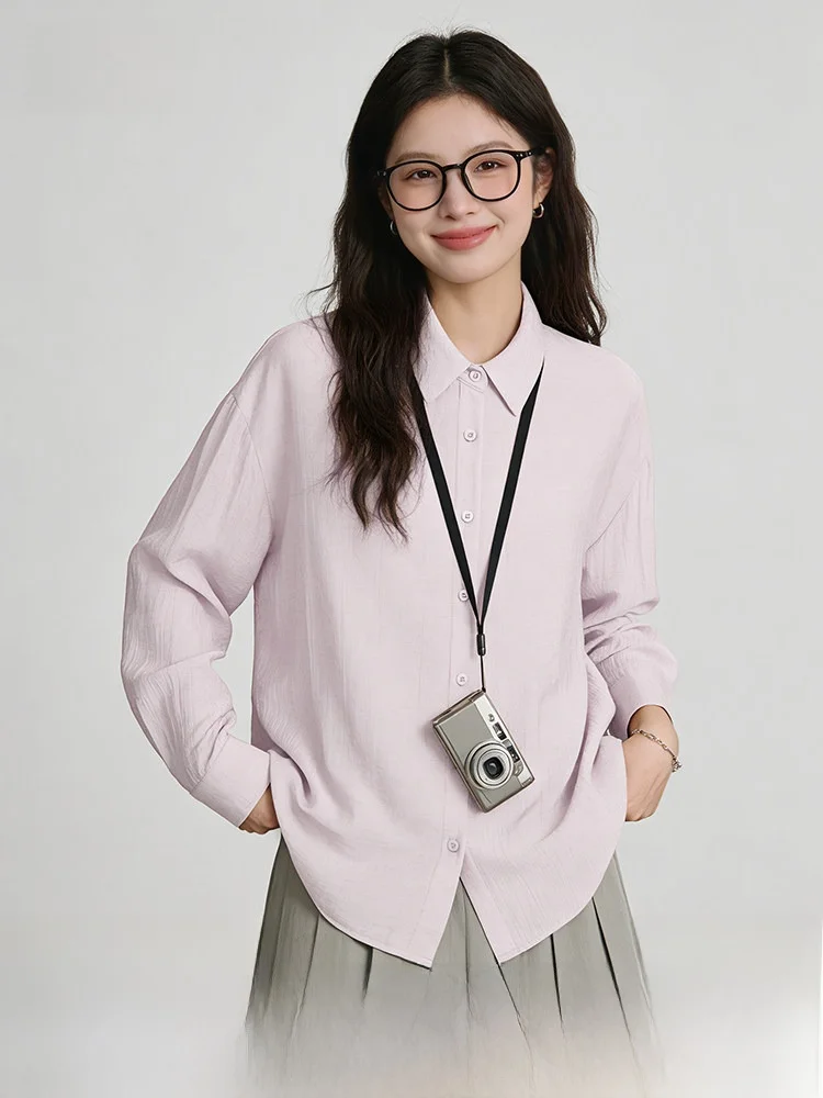 

Женское льняное пальто Snow Flng, весна 2026, для работы и повседневной носки, свободного кроя, с длинными рукавами, однотонное, верхняя одежда