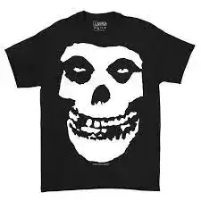 MISFITS T Shirt Y2K Womens Harajuku Gothic Hip Hop Graphic Printing Cotton Round Neck Oversized TShirt New Short Sleeve Tops