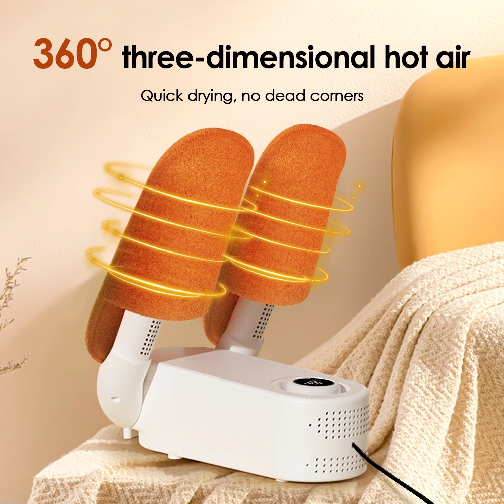 110V/220V Shoe Dryers Portable Electric Shoes Dryer UV Boots Warmer 180W Fast Heating Foldable Shoe Deodorizer Drying Machine