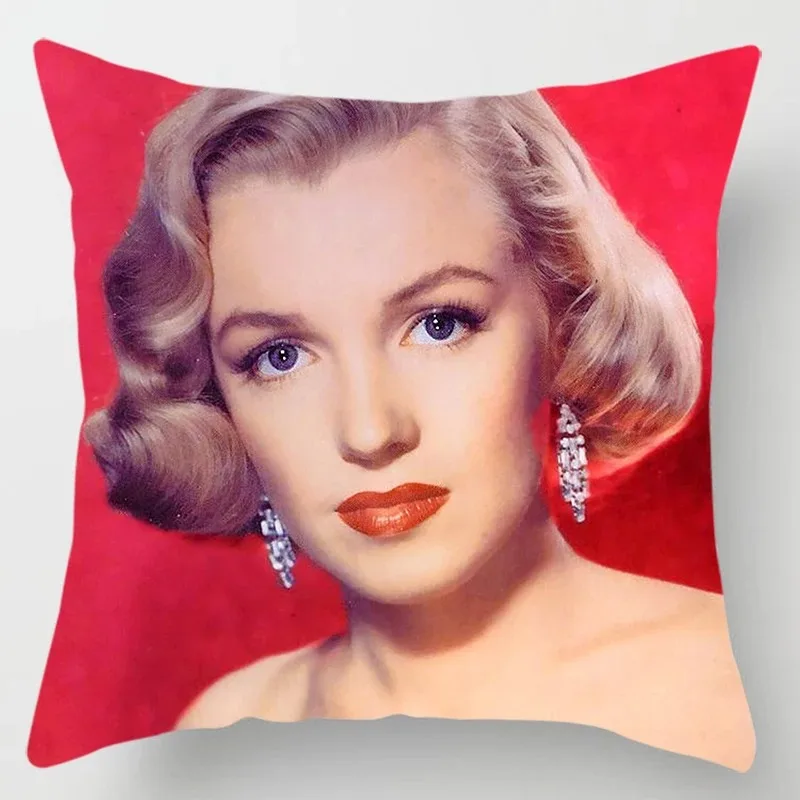 Celebrity Blow Bubbles Pillow Case Decorative Polyester Square Cushion Cover Decorative Home Sofa Pillowcase 45*45cm