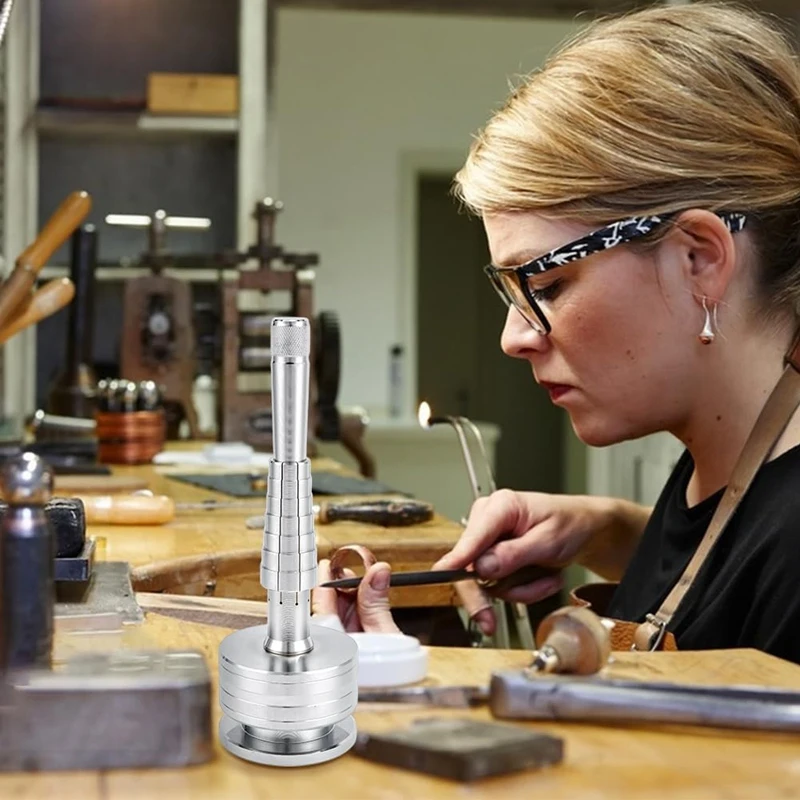 WENS 1Set Sieraden Gereedschap Zinklegering Ring Maat Richter Ring Brancard Reducer Vergroter Maat Aanpassing Tool Voor Sieraden reparatie