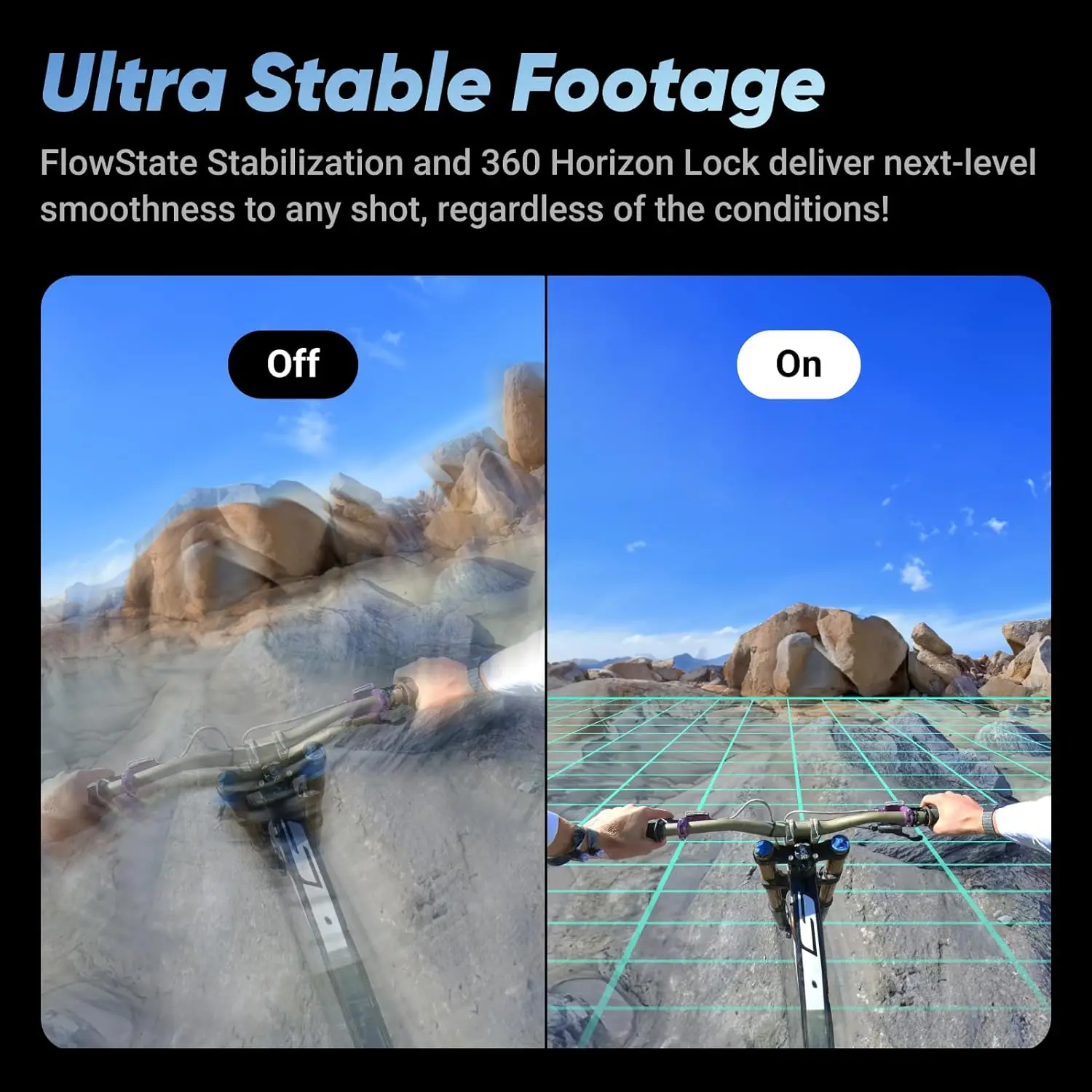 4K Wide-Angle Video, Invisible Selfie Stick Effect, Removable Lens Guards, 135 Min Battery Life, AI Editing, Stabilization