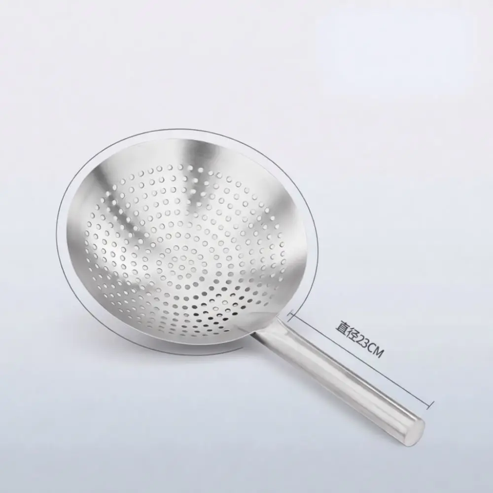 Advanced 304 Stainless Steel Cooking Strainer Heavy Duty Mesh Colander Large Capacity Tool For Restaurant Kitchenware