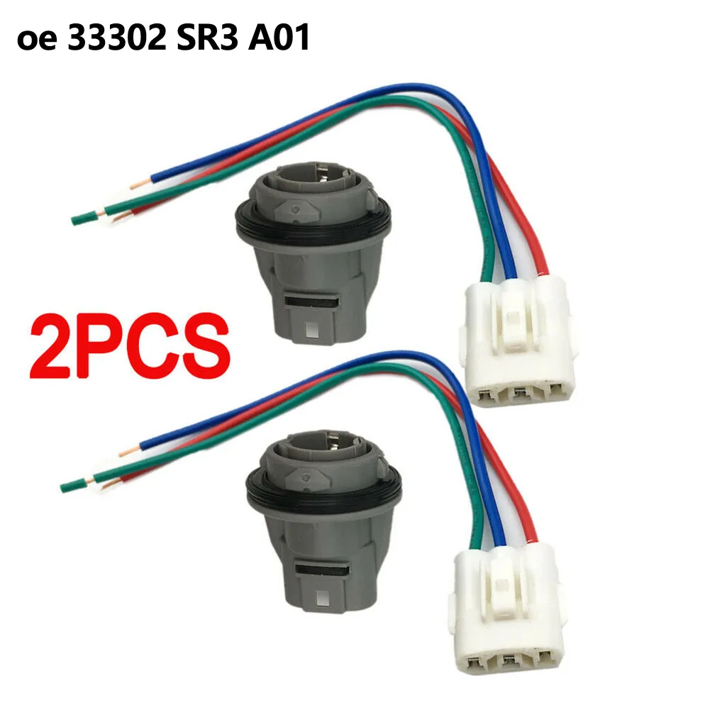 

Conector luz giro frontal, adaptador soporte , de Base, Kit de 3 cables para Honda Civic ODYSSEY