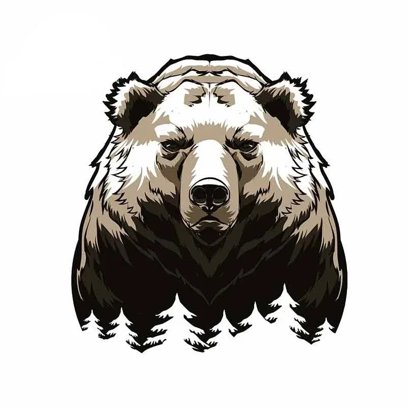 Big Bear Car Sticker PVC Decal  Scratch Repair Vinyl Decorative for Bumper Window Motorcycle Camper