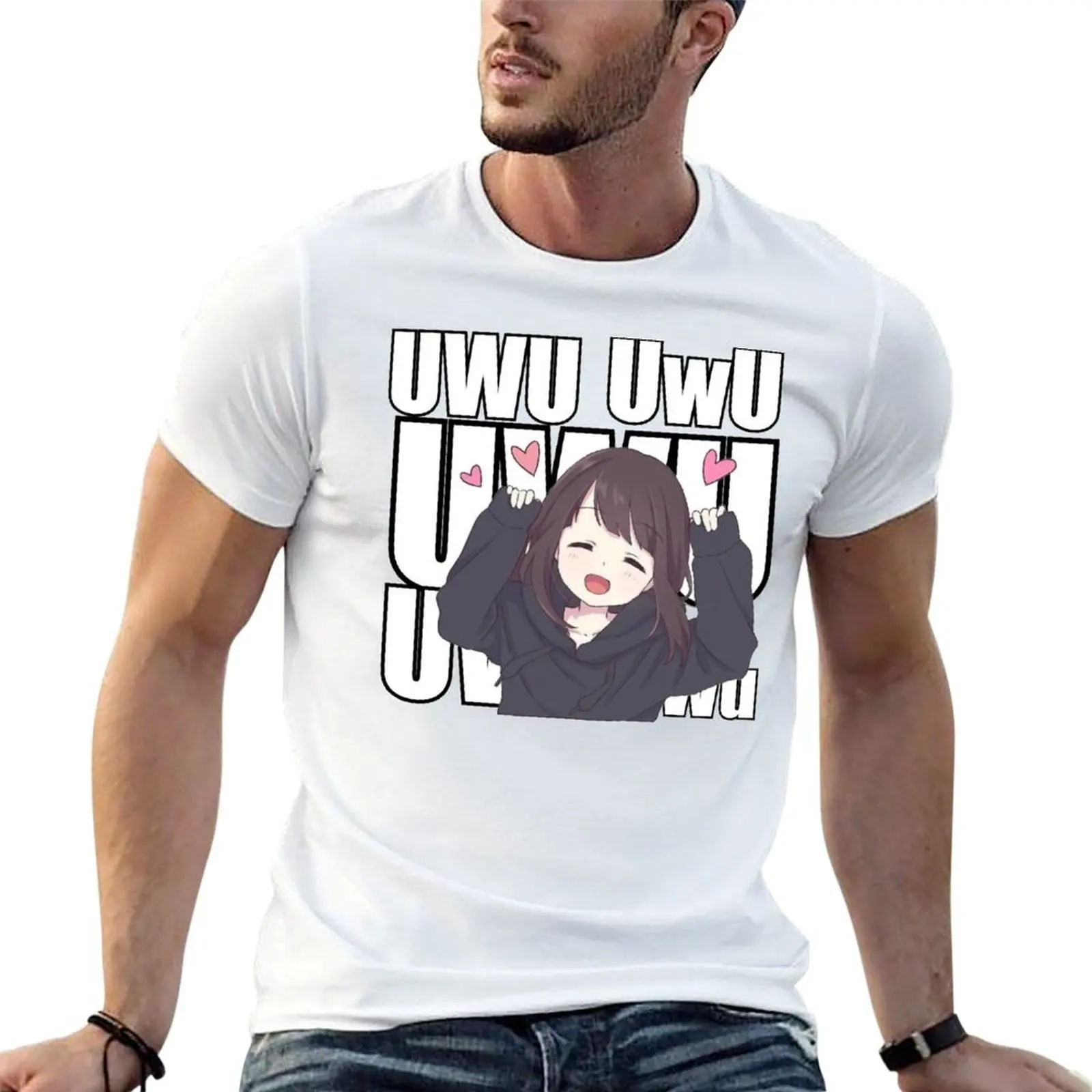 

uWu T-Shirt t shirts for man pack white man t shirt cotton high quality T-Shirt