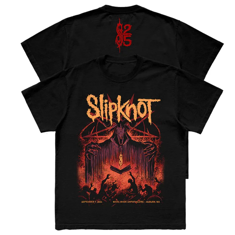 Beast SLIPKNOT Dark Punk Band T-Shirt Cotton Graphic Tee Men Women Summer Streetwear Top
