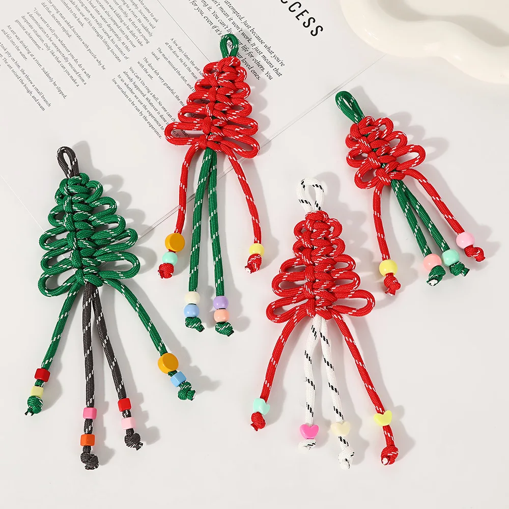 

Подвеска в виде рождественской елки, веревка для телефона, подвеска-брелок, подвеска в виде плетеной сумки ручной работы, подарок