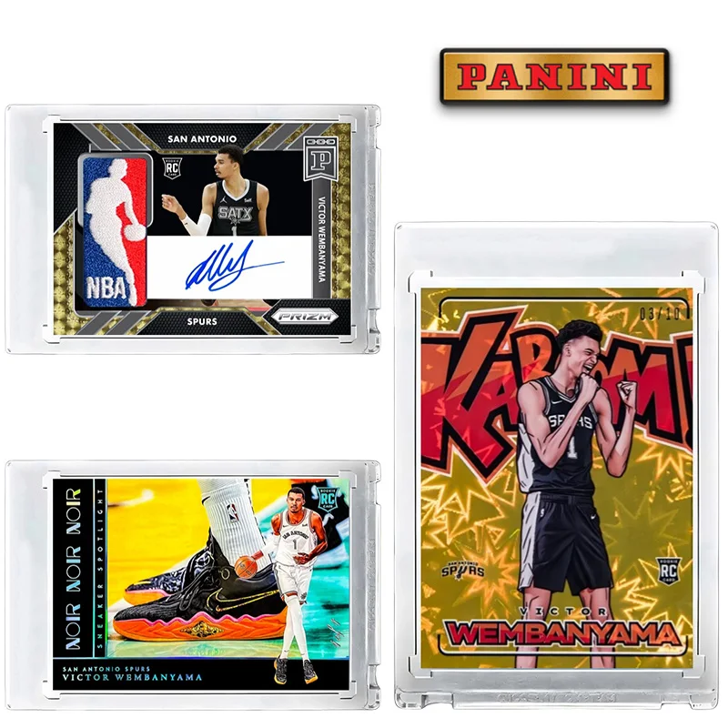 

Panini Nba Prizm Logoman Victor Wembanyama Kaboom Diy Домашняя баскетбольная звезда с автографом Коллекция подарков на день рождения