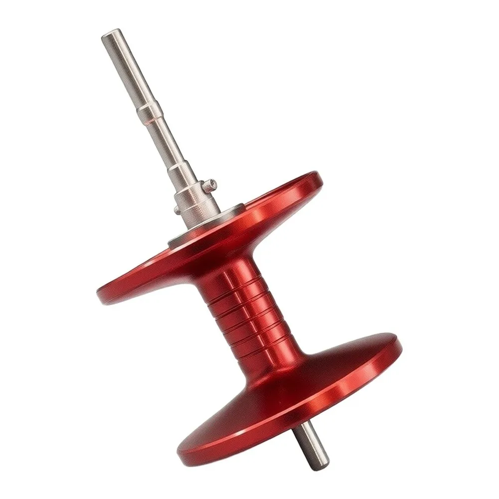Alloy-Based Long Shaft Spool Compatible with For Abu MAX Reels to Improve Casting Efficiency and Reduce Fatigue Over Time