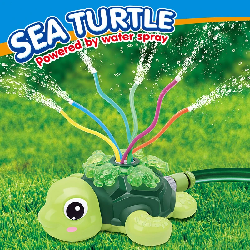 Outdoor Turtle Sprinkler Toys for Kids, Cartoon Splash Sprinkler, Brinquedos de banho para bebê, quintal, jardim, gramado, quintal de verão