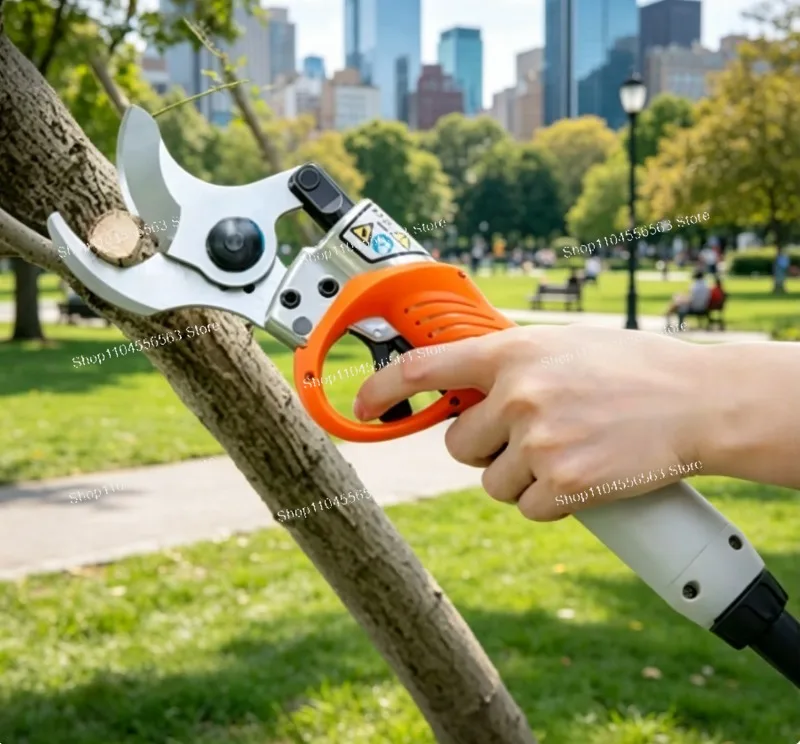 450W Electric Rechargeable Pruning Shears 36V Lithium Battery Garden Tool 45mm Cut Branches