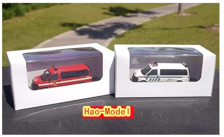 SunYork 1:43 For Chevrolet GMC Savana Model Car Resin Diecast Metal Toys Boys Birthday Gifts Hobby Display Collection Ornaments