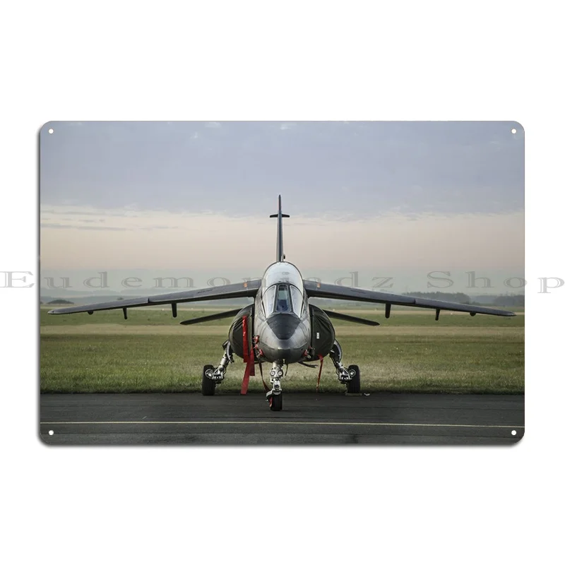 Alpha Jet Plane Metal Sign Garage Club Wall Decor Custom Customized Classic Tin Sign Poster