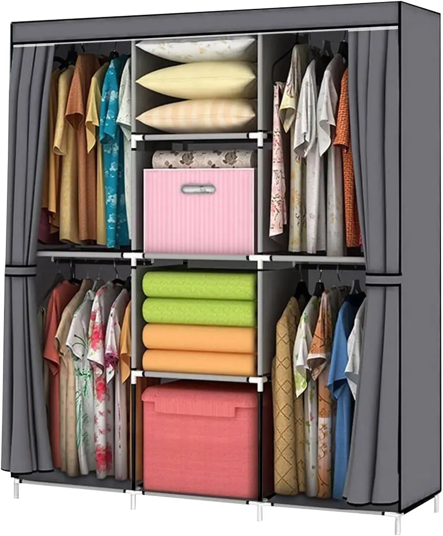 

Wardrobe Storage Closet Clothes Portable Wardrobe Storage Closet Portable Closet Organizer Portable Closets Wardrobe