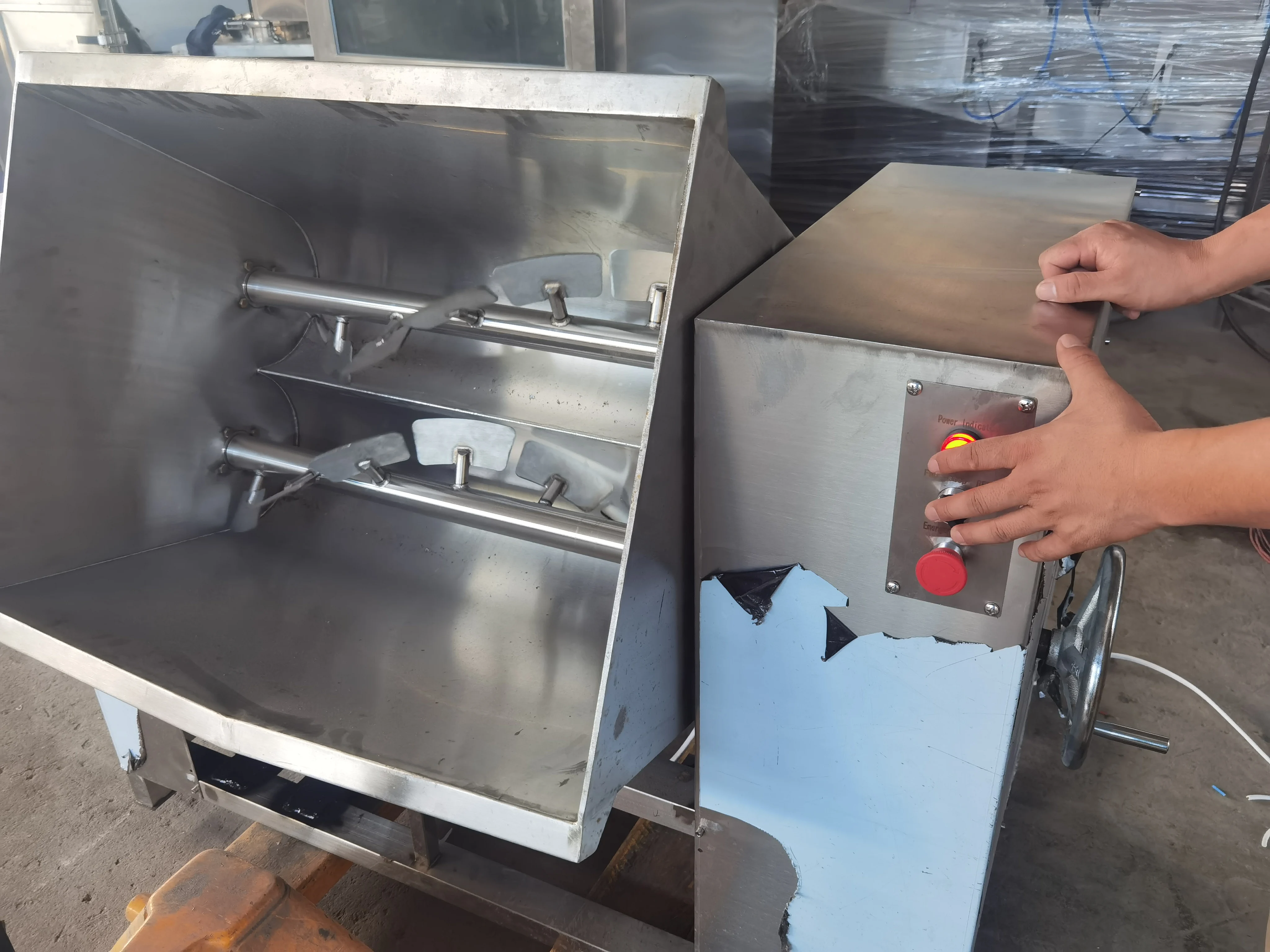 Commercial Dumpling Baozi Filling Meat Stuffing Stufer Mixing Machine Sausage Vegetable Mixer Electric Meat Mixer for Sale