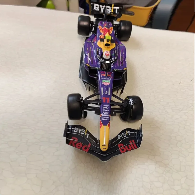 1/18 Red Bull Rb19 Las Vegas Simulation Alloy Car Model F1 Racing Car Model Viewing Model Collection Gifts