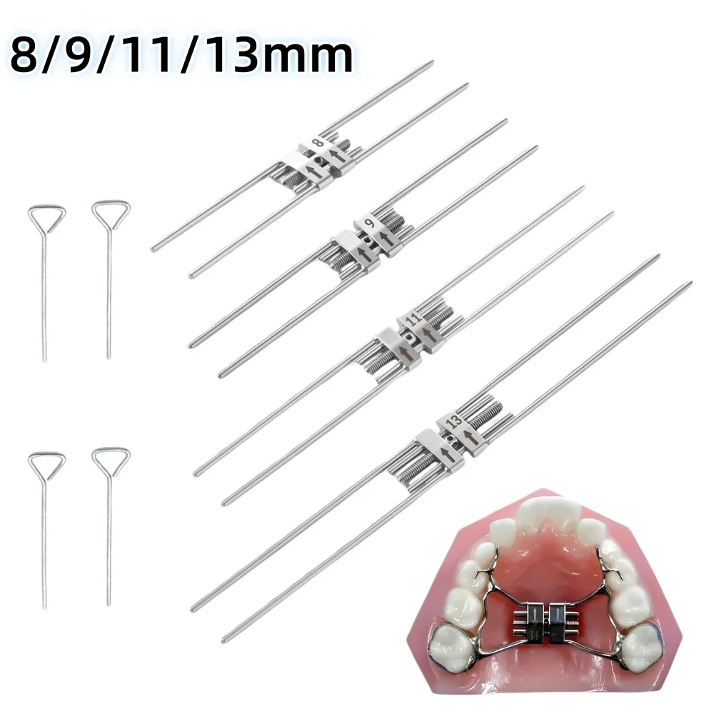 20/10/5Pcs Dental Orthodontic Expansion Screw Rapid Palatal Expander Swivel Adjustment Keys Mini Standard 8/ 9 /11/13mm