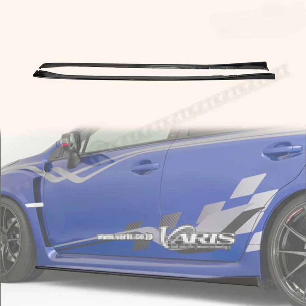 

For Subaru 14-18 Wrx Sti S4 Vab Vaf Vrsa1 Style Side Skirt Extension Fiber Glass
