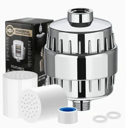 Shower Head Water Purifier Chlorine Removal Filter Cartridge Household Pre Filter