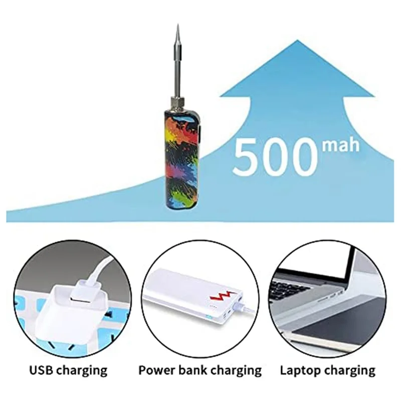 Wireless Soldering Iron Kit - USB Welding Repair Tool,Electric Soldering Iron Kit, Cordless Soldering Iron for Repair