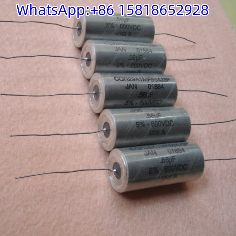 1pcs 600V 0.56UF Discontinued American CQR29A Spic JAN Tube Coupling Oil Capacitor
