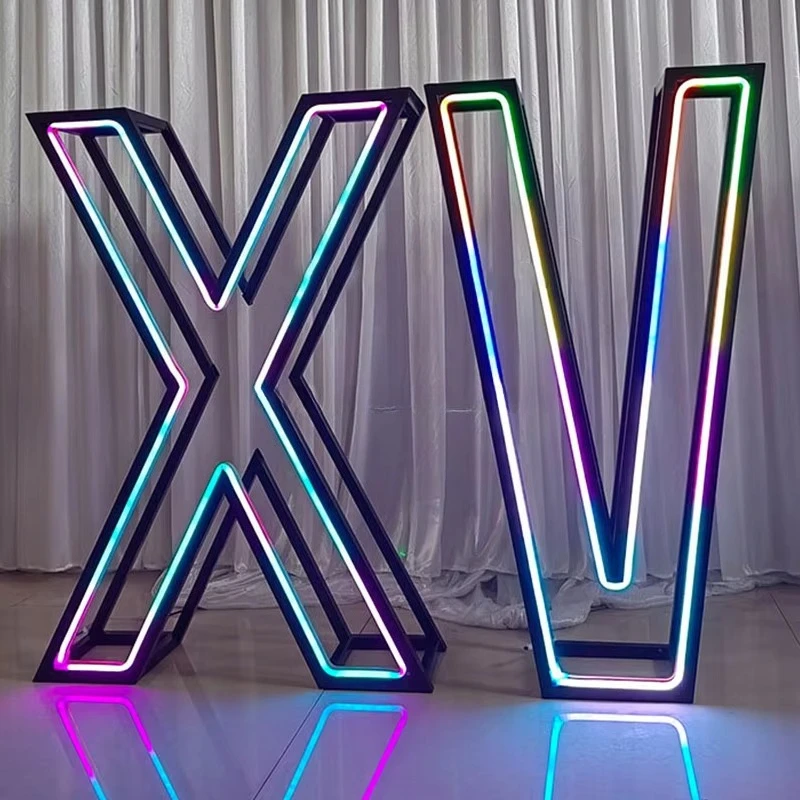 New Arrivals Led 26 Alphabet Letter 3d Led  Big Number Giant  up Letter Led Marquee With the Good Quality