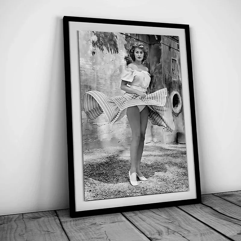 لوحة قماشية لديكور المنزل ، ملصق ، طباعة ، رسم جداري ، صورة ، أفا جاردن ، صوفيا ، لورين ، مونيكا ، بلوش ، فيلم جذاب ، ممثلة