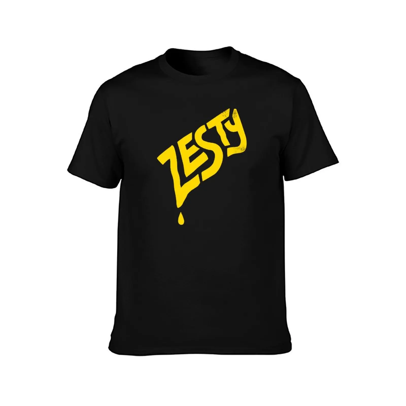 ZESTY Lemon logo T-Shirt man t shirt cotton T-Shirt