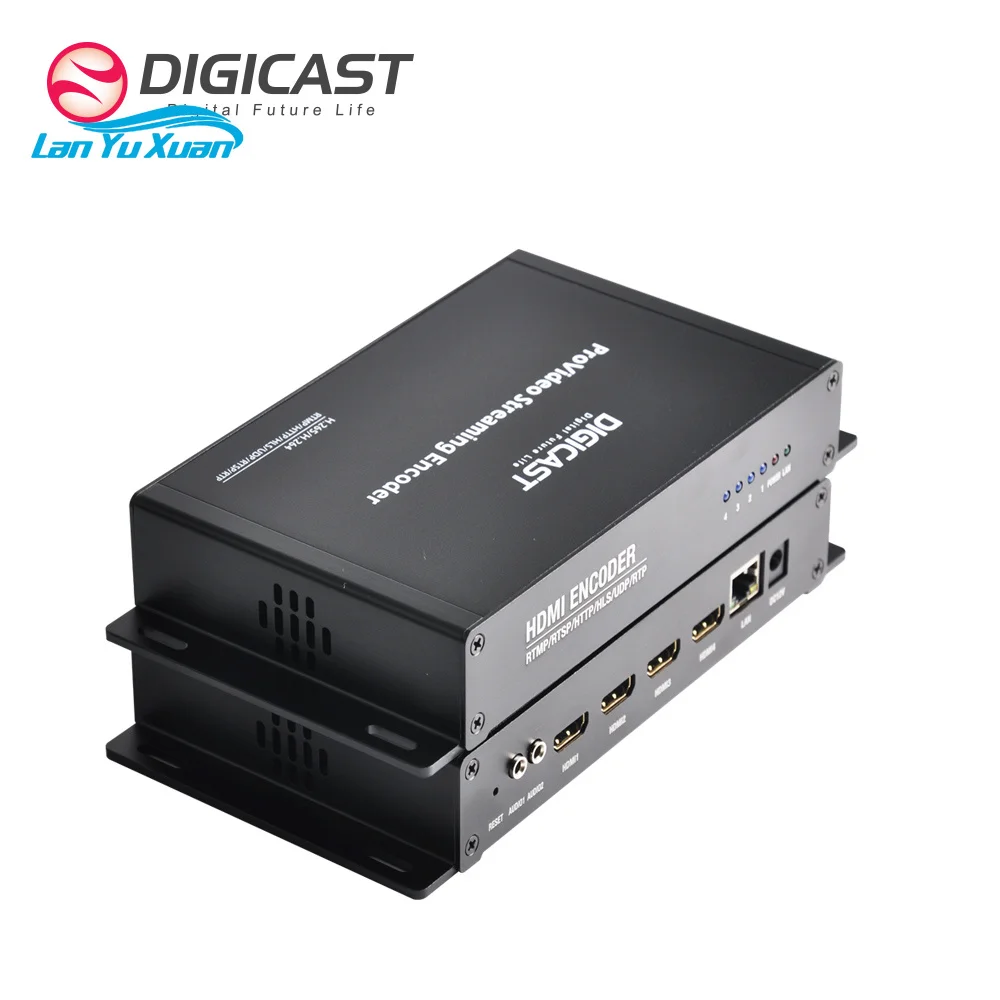 DMB 8904A EC 4-Channel 4K 30 FPS HD Encoder with HLS/RTMP/IP Support