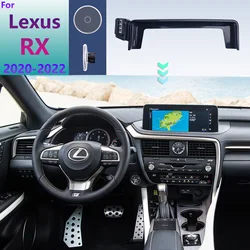 For Lexus RX 2020 2021 2022 AL20 Car Phone Holder 12.3-Inch Screen Fixed Base Magnetic Wireless Charging Stand MagSafe Supports