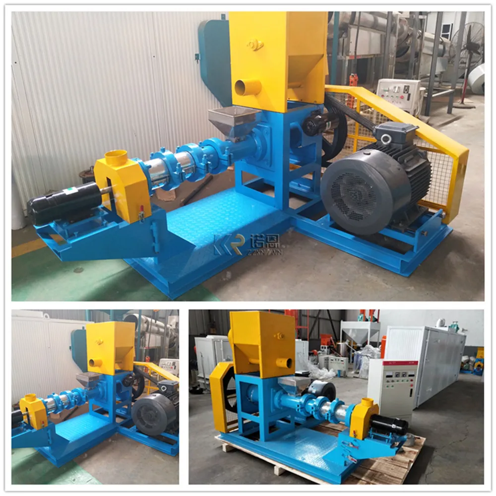 Fish Feed Extruder Machine Floating Fish Feed Pellet Making Molding Machine Commercial Food Processing
