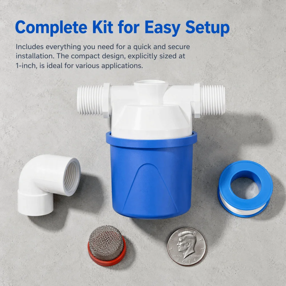 Creative Automatic Stop Automatic Water Level Control Valve Adapter Quick Connect Float Switch Thread Durable Inlet Valve Tank