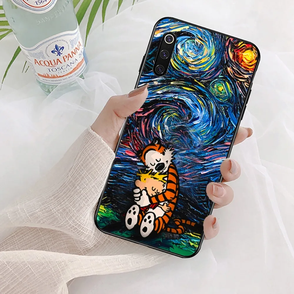 C-Calvin And H-Hobbes Phone Case For Xiaomi Mi 5X 8 9 10 11 12 Lite Pro 10T PocoX3pro PocoM3 Note 10 Pro Lite