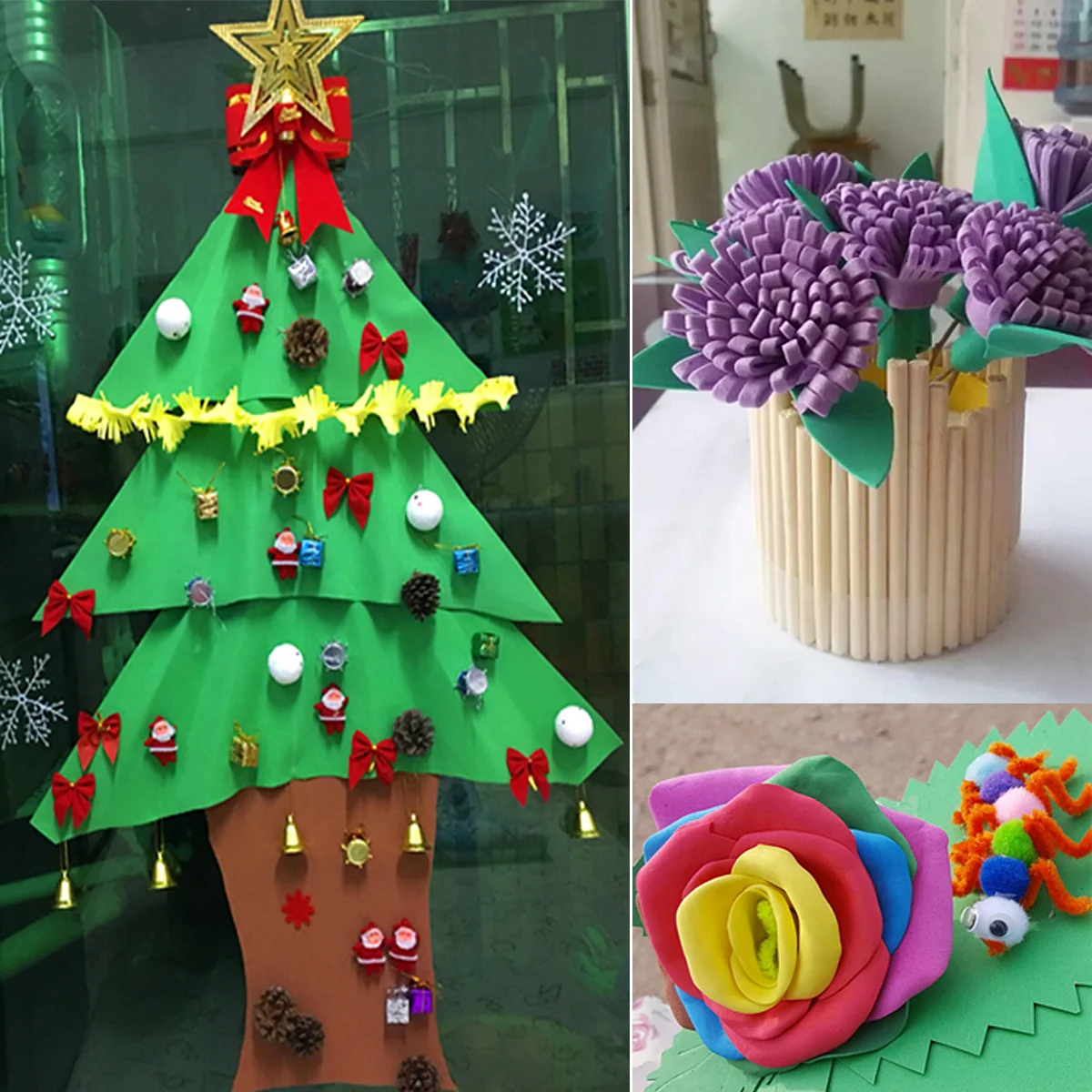 10Pcs Colorful Sheets DIY Sheets Paper Children Sponge Paper For DIY Craft Handmade Materials Craft Sheets