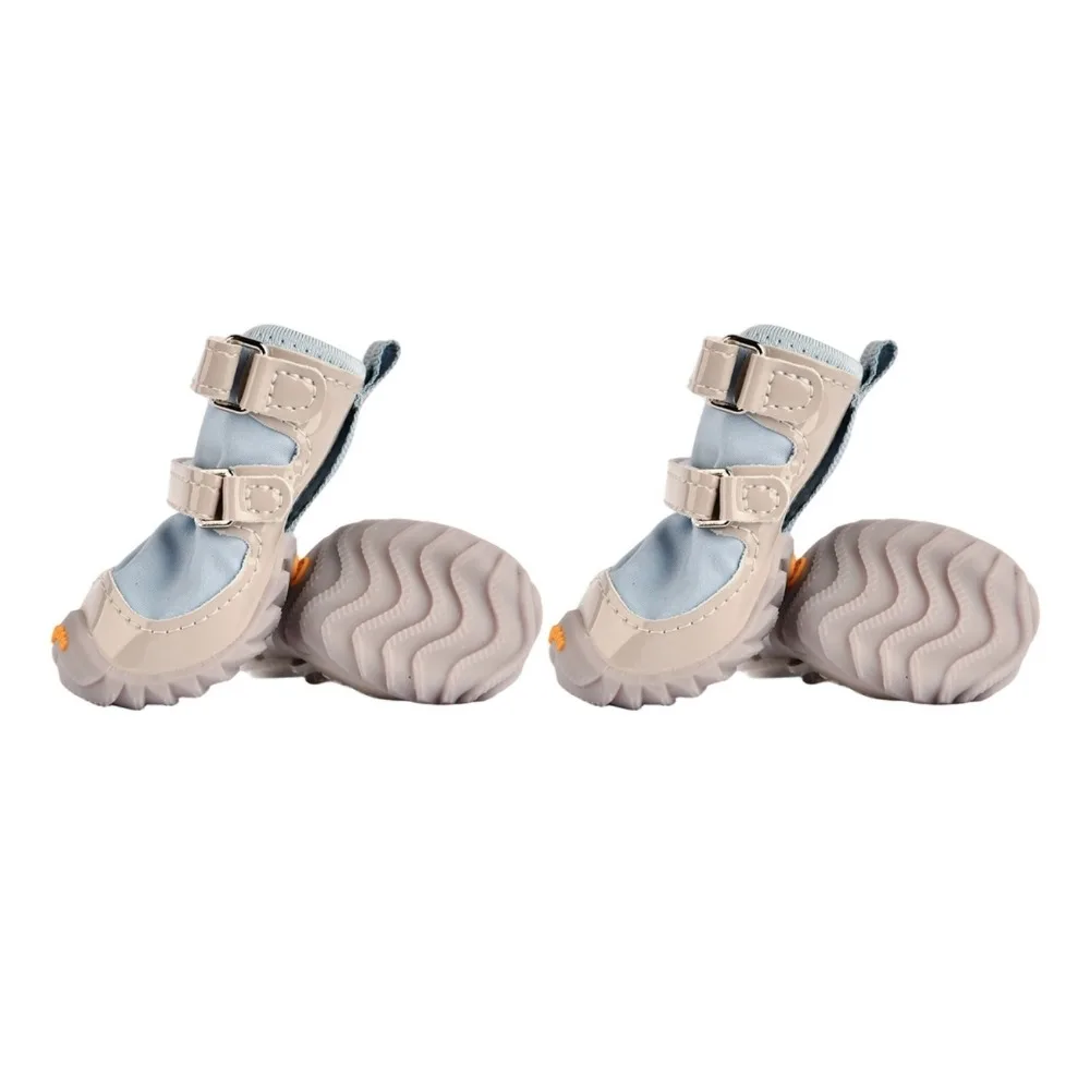 

4pcs/set Fashion Warm Dog Cotton Shoes Breathable Waterproof Winter Dog Boots Anti-dirt Soft Bottom Dog Snowshoes Autumn Winter