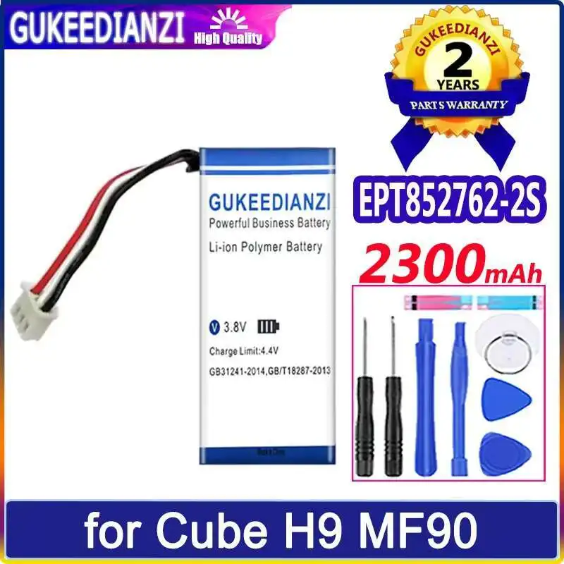 

Handheld Terminal Device Battery EPT852762-2S 2300Mah For Haike Rubik's Cube H9 MF90 Changjietong FU Baiqu