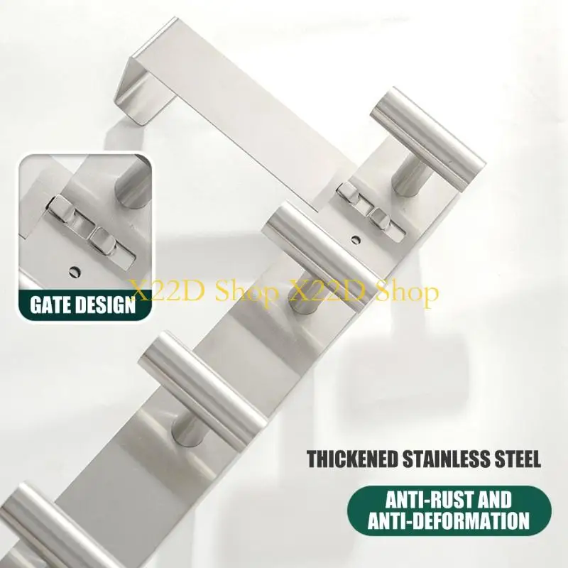 X22D Innovative T Hook Design Fit Standard Door Up To 1 77 Inches Thick