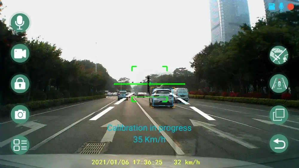 USB ADAS DVR Dash-Kamera für Android 6.0+ Autoeinheiten – 720P/1080P mit TF-Karte, Spurwarnung, Online-Upgrade – Detail 5
