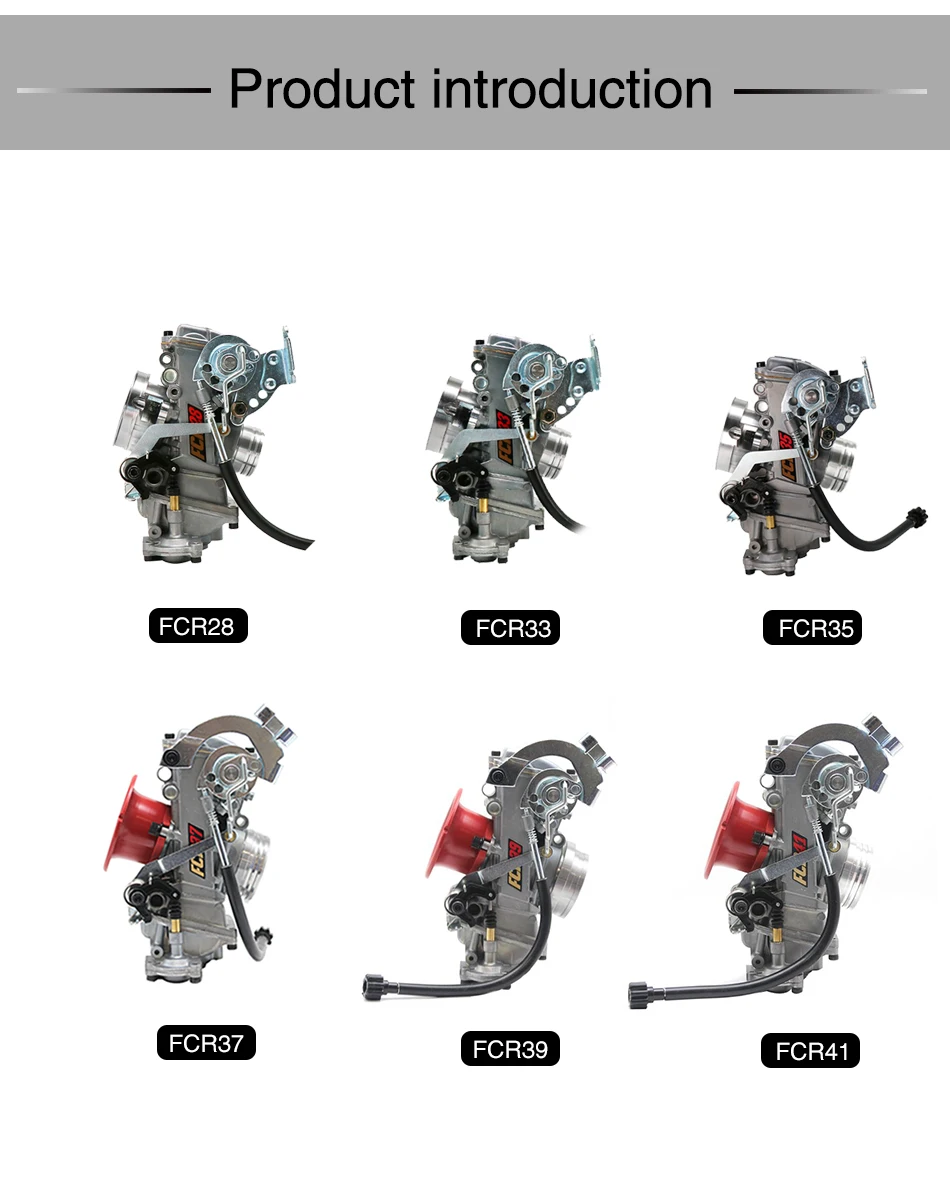 ZS MOTOS FCR37 FCR39 FCR41 kEIHI Motorcycle Carburetor Racing For Dirt Pit Bike MotoCross Offroad for Honda for Yamaha for KT