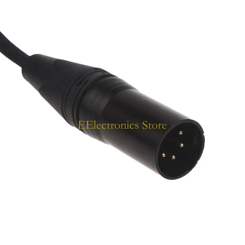 B03C 4Pin Balanced Cable to Double 3.5mm Headset Cable Replacement for Hifiman Arya