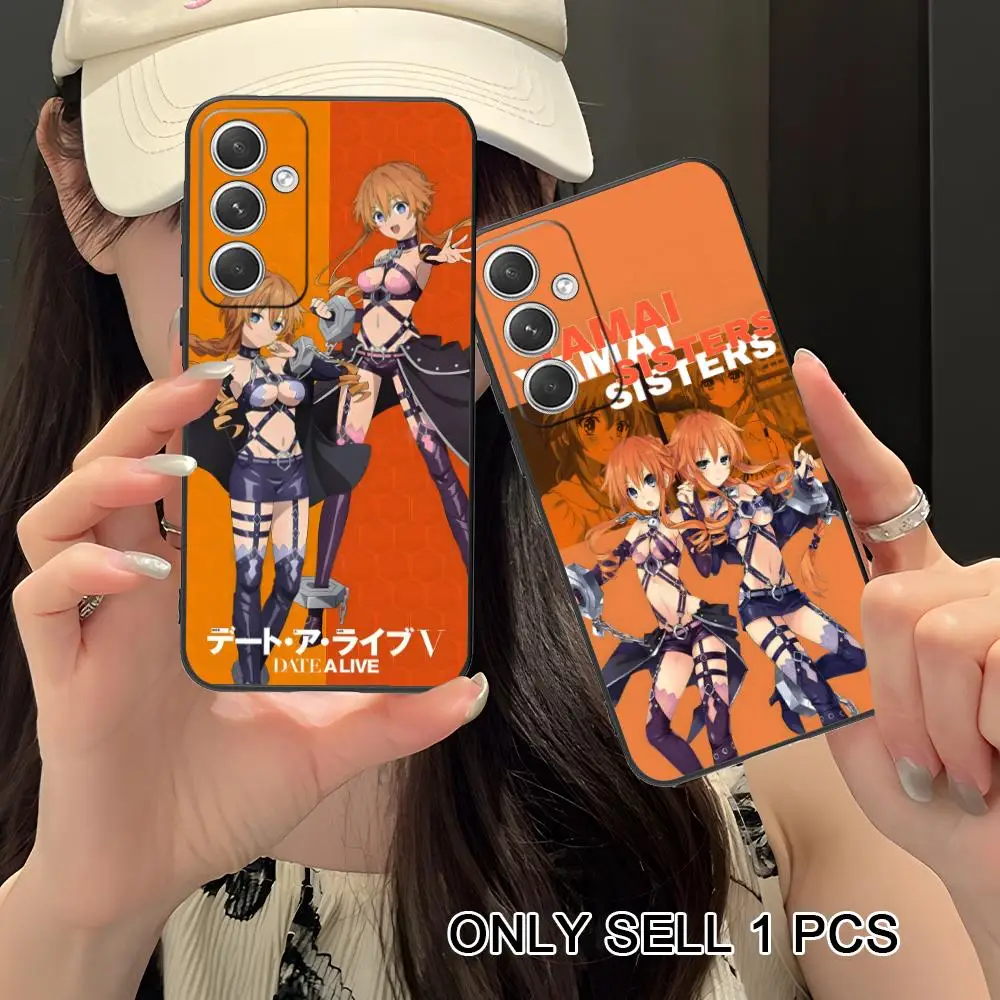 Date a Live Yamai Yuzuru Phone Case for Samsung Galaxy S26 S25 S24 S23 S22 S21 S20 Note20 Plus FE Ultra Soft Shockproof Cover