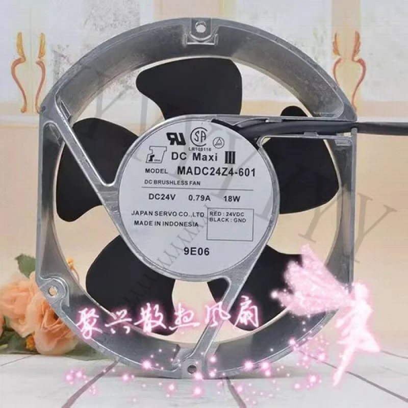 

Y+ for SERVO MADC24Z4-601 DC24V 0.79A 17cm 17251 Metal Frame High Airflow Inverter Fan