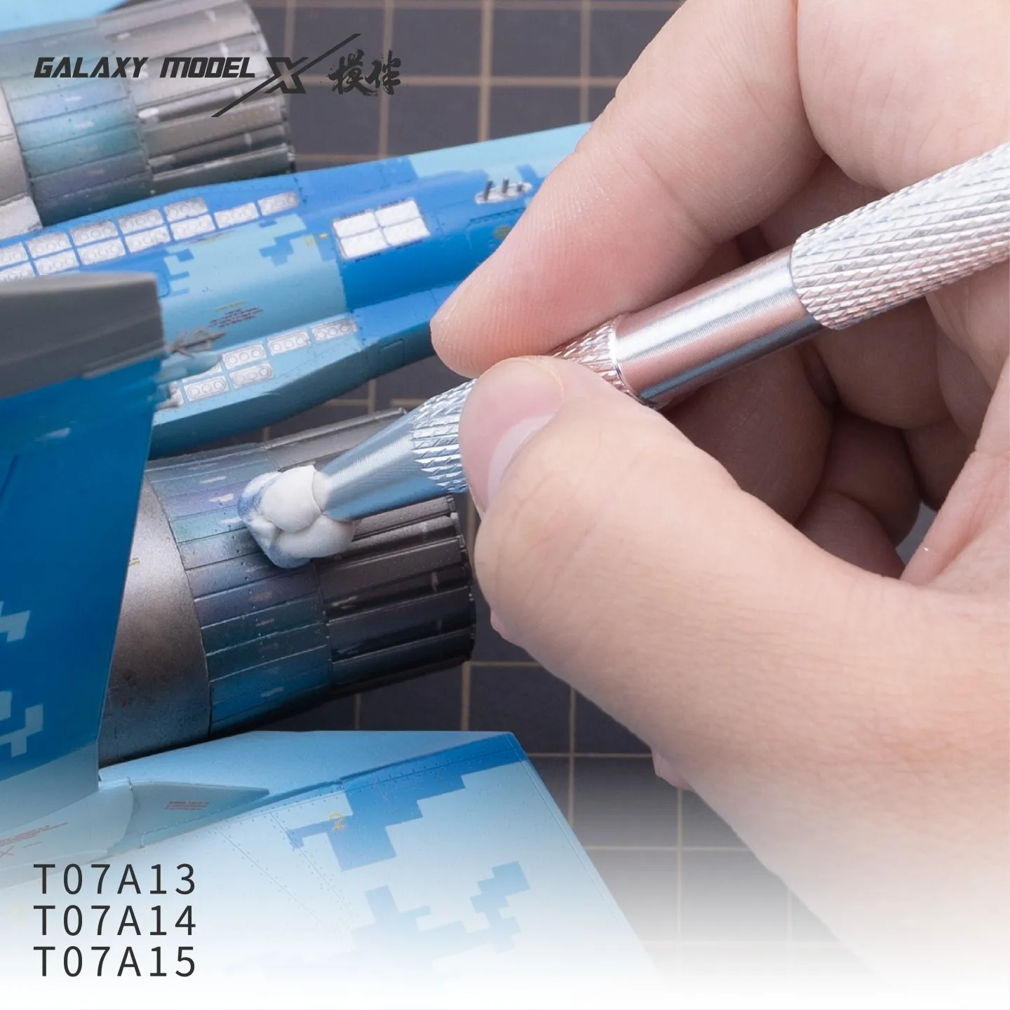 Galaxy T07A13 Scale Model Multi-purpose Sponge & Applicator Pen Set (Pack of 100) Model Hobby Weathering Effect Tools