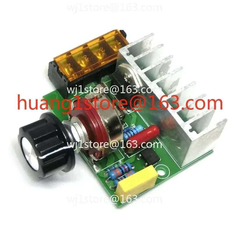 4000W 0-220 Volt AC SCR Voltage Regulator Motor Speed Controller Dimming Speed with Temperature Insurance