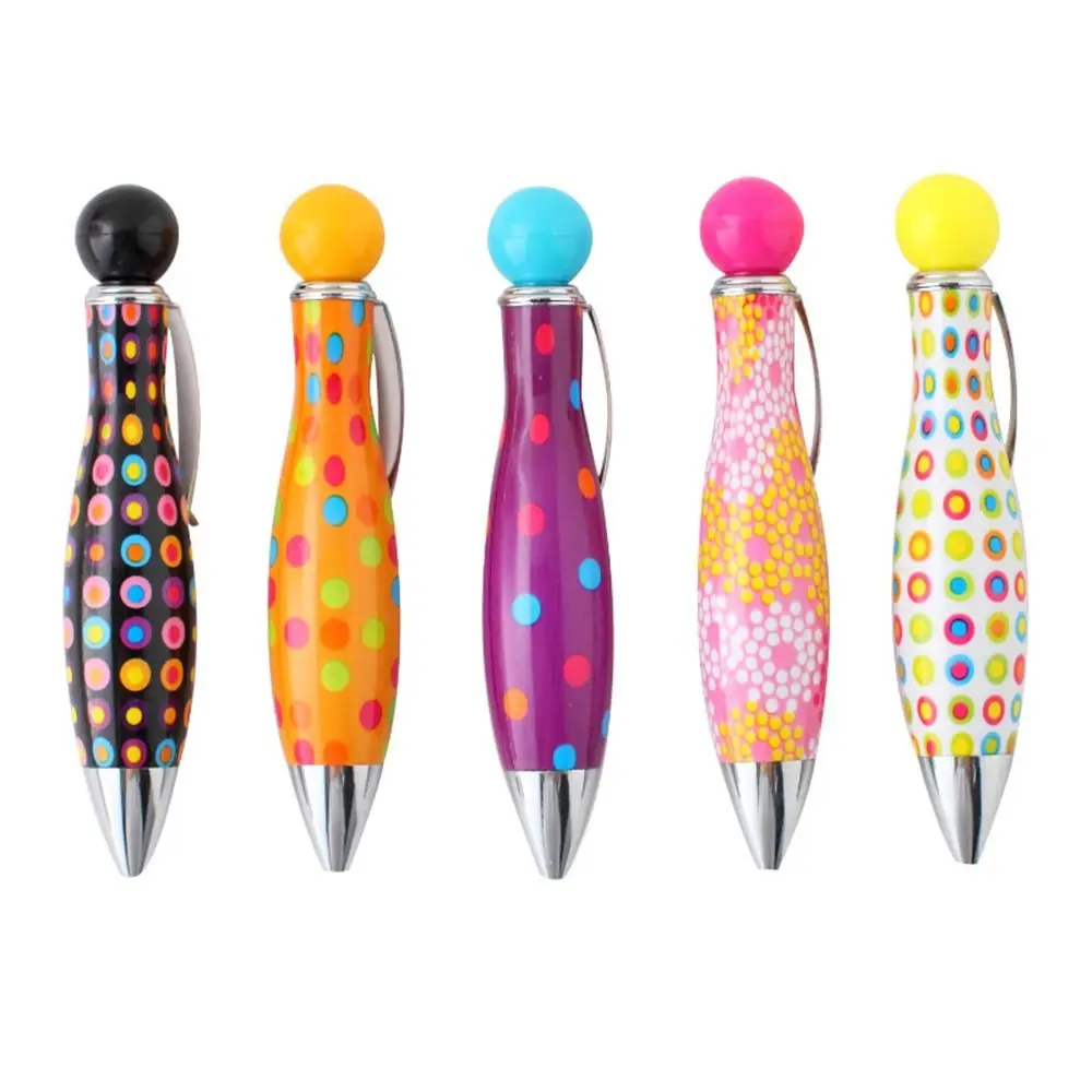 Funny Bowling Shape Pocket Pen Fat Short Portable Ballpoint Pen Gel Pen School Office