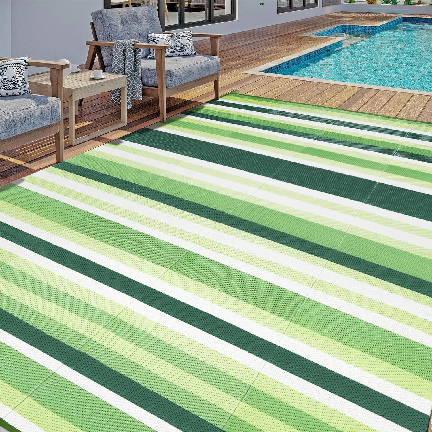 Handmade Modern Bedroom Rug Non-Slip Plush Carpet with Tassel Unique PP Material Floor Mats for Kitchen Living Room Car Camping