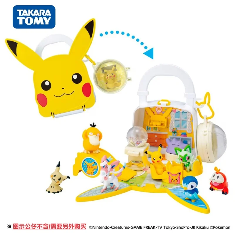 tomy-pokemon-pikachu-mignonne-cabane-portable-avec-scene-de-jeu-boite-de-rangement-figurines-de-collection-presentoir-cadeaux-de-noel