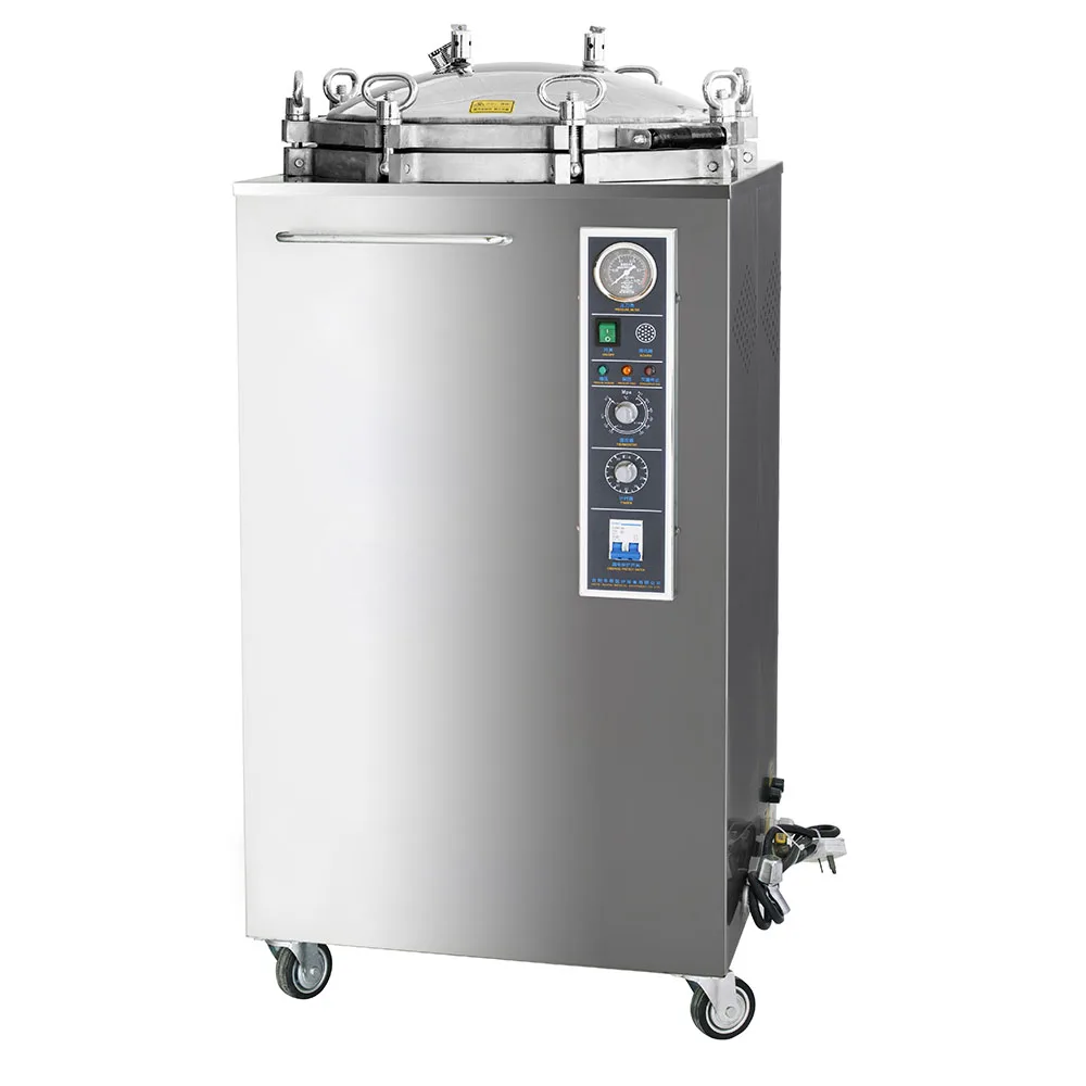 

Medical Hospital Lab Full 304 Stainless Steel Vertical High Pressure Steam Sterilizer Autoclave Price