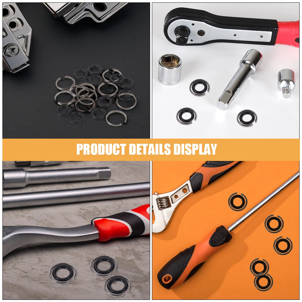 20 компл. зарядный ключ, стопорное кольцо шпинделя, железный резиновый ударный адаптер, набор для удержания гнезда, инструмент для обслуживания